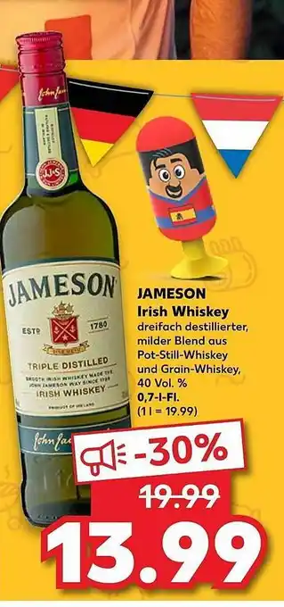 Kaufland Jameson Irish Whiskey 0,7L Angebot