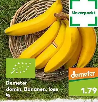 Kaufland Demeter Donim. Bananen, Lose Angebot