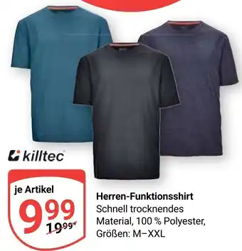 Globus Killtec Herren-Funktionsshirt M-XXL Angebot