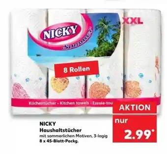 Kaufland Nicky Haushaltstücher Angebot