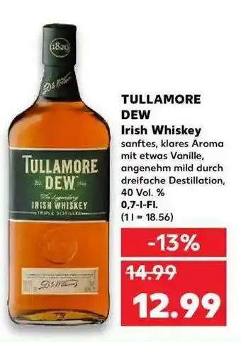 Kaufland Tullamore Dew Irish Whiskey 0,7L Angebot