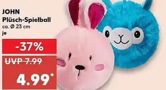 Kaufland John Plüsch Spielball 23 Cm Angebot