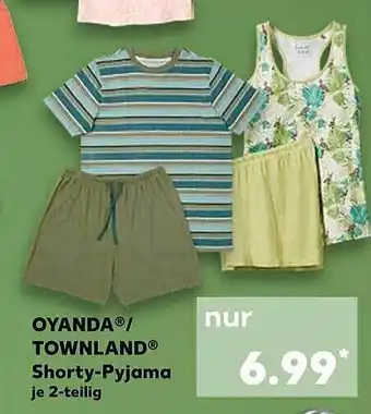 Kaufland Oyanda - Townland Shorty Pyjama Angebot