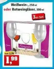 Thomas Philipps Weißwein, 250 Ml Oder Rotweingläser, 300 Ml Angebot