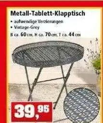 Thomas Philipps Metall Tablett-Klapptisch Angebot