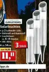 Thomas Philipps Grundig Solarleuchten Angebot