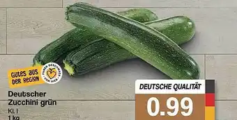 Famila Nord West Deutcher Zucchini Grün Angebot