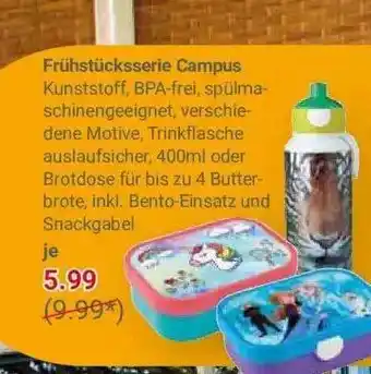 Globus Frühstücksserie Campus Angebot