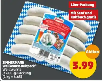 PENNY Zimmermann Weißwürste Kultpack 600 g Angebot