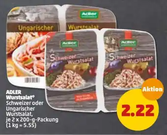 PENNY Adler Wurstsalat 2 x 200 g Angebot