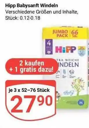 Globus Hipp Babysanft Windeln Angebot