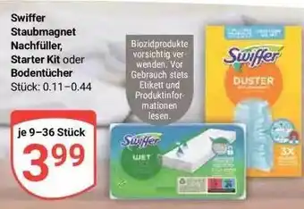 Globus Swiffer Staubmagnet Nachfüller, Starter Kit Oder Bodentücher Angebot