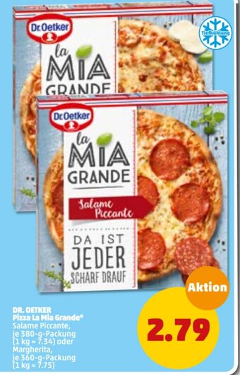 PENNY Dr. Oetker Pizza La Mia Grande 380 g Angebot