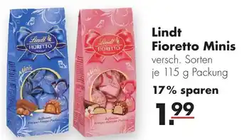 Handelshof Lindt Fioretto Minis 115 g Packung Angebot