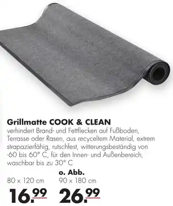 Handelshof Grillmatte Cook & Clean Angebot