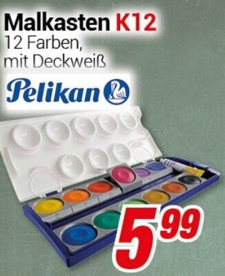 CENTERSHOP Pelikan Malkasten K12 Angebot