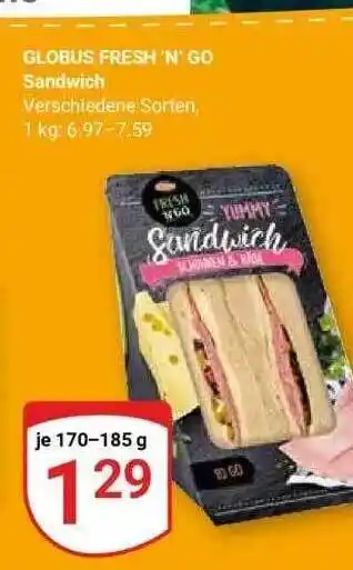 Globus Globus Fresh'n'go Sandwich Angebot