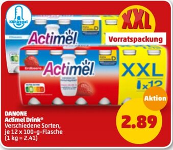 PENNY Danone Actimel Drink 12 x 100 g Angebot