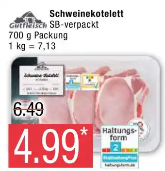 Marktkauf Gutfleisch Schweinkotelett 700g Angebot