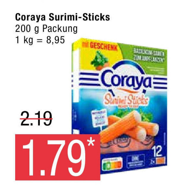 Coreaya Coraya Surimi Sticks | Coraya MSC Surimi-Stick 100 g Beutel – LJXD
