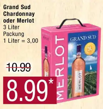 Marktkauf Grand Sud Chardonnay o. Merlot 3L Angebot