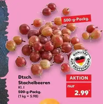 Kaufland Dtsch. Stachelbeeren Angebot