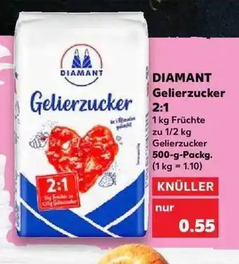 Kaufland Diamant Gelierzucker 2:1 Angebot