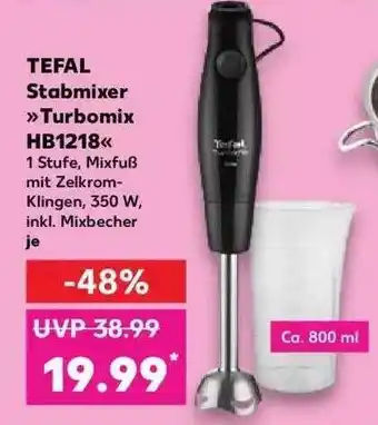 Kaufland Tefal Stabmixer >turbomix HB1218 Angebot