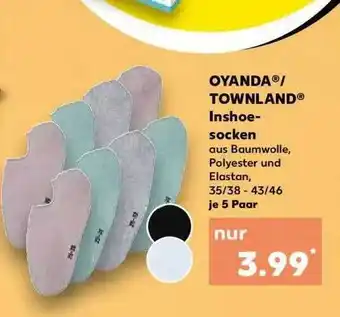 Kaufland Oyanda Oder Townland Inshoesocken Angebot