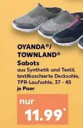 Kaufland Oyanda Oder Townland Sabots Angebot