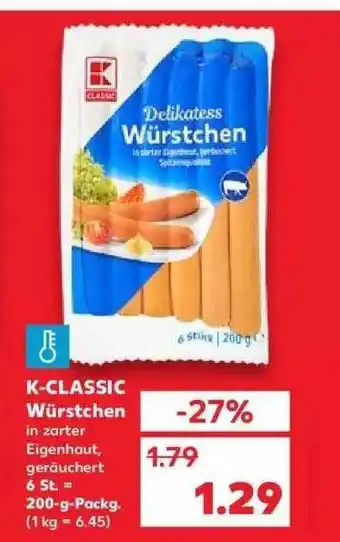 Kaufland K-classic Würstchen Angebot