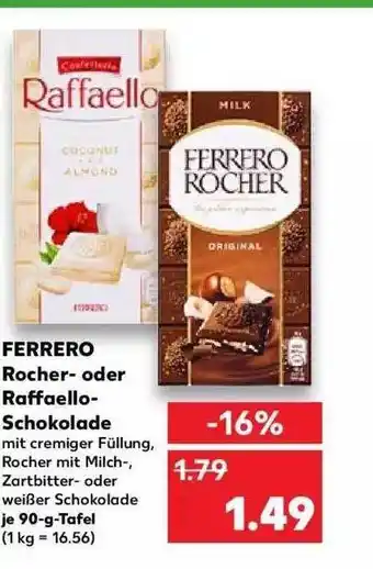 Kaufland Ferrero Rocher- Oder Raffaello-schokolade Angebot