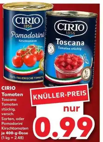 Kaufland Cirio Tomaten Angebot