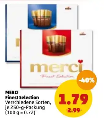 PENNY Merci Finest Selection 250 g Angebot