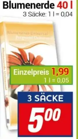 CENTERSHOP Blumenerde 40 L Angebot