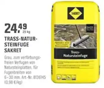 OBI Trass Natursteinfuge Sakret 25 kg Angebot