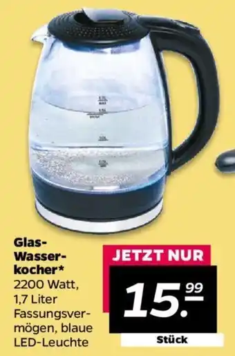 NETTO Glas Wasserkocher Angebot