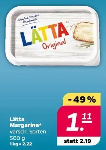 NETTO Lätta Margarine 500 g Angebot