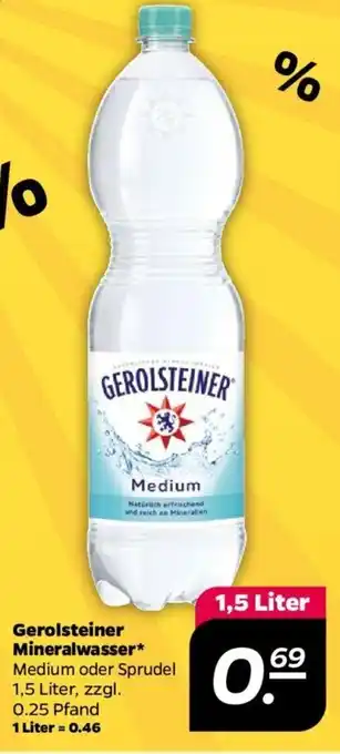 NETTO Gerolsteiner Mineralwasser 1,5 Liter Angebot