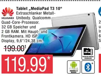 Marktkauf Huawei Tablet MediaPad T3 10 Angebot