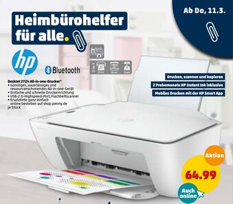 PENNY DeskJet 2724 All in one Drucker Angebot