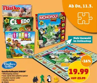 PENNY Hasbro Gaming Gesellschaftsspiel Junior Angebot