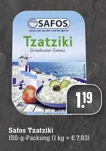 Scheck-in-Center Safos Tzatziki Angebot