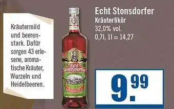 Zisch Echt Stonsdorfer Kräuterlikör Angebot