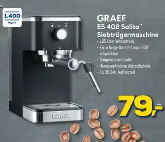 Euronics Graef ES 402 Salita Siebträgermaschine Angebot