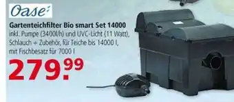 Multi Markt Oase Gartenteichfilter Bio Smart Set 14000 Angebot