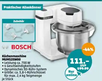 PENNY Bosch Küchenmaschine MUMS2EW00 Angebot