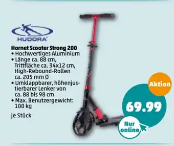 PENNY Hudora Hornet Scooter Strong 200 Angebot