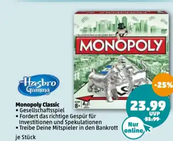 PENNY Hasbro Gaming Monopoly Classic Angebot