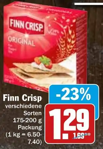 Hit Finn Crisp 175-200 g Packung Angebot